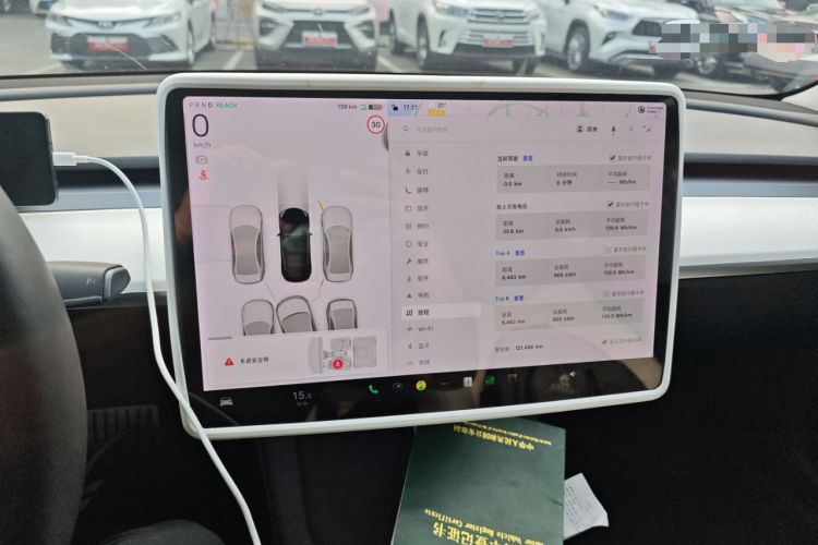 Used Tesla Model 3 2021 Performance High-Performance All-Wheel-Drive Version Instrument Cluster