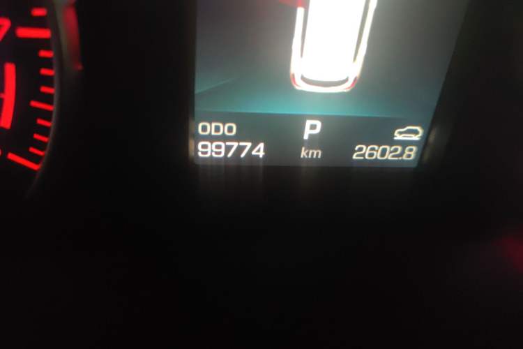 Used Haval H6 2017 Red-Label 1.5T Automatic Two-Wheel Drive Smart Edition Odometer Close Up