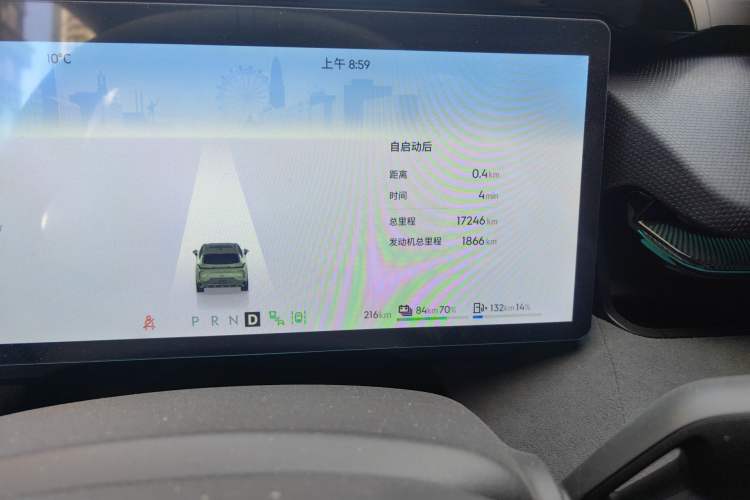 Used Lynk & Co 08 EM-P 2023 120km Long-Range Halo Odometer Close Up