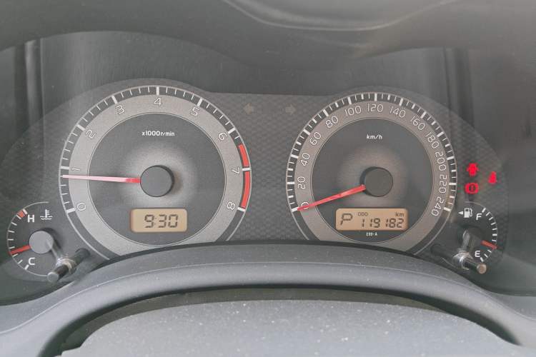 Used Toyota Corolla 2011 1.6L Automatic GL Instrument Cluster