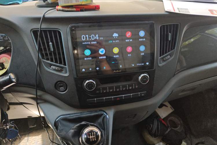 Used Foton Toano 2021 2.0T Manual Tongtu Long-Wheelbase Mid-Roof 3-Seater 4F20TC3 Audio And AC Panel