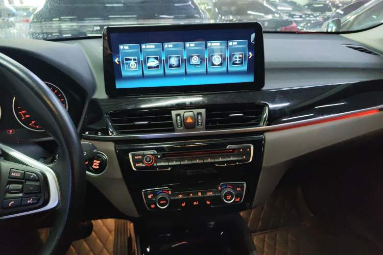 Used BMW X1 2016 sDrive18Li Luxury Model Audio And AC Panel