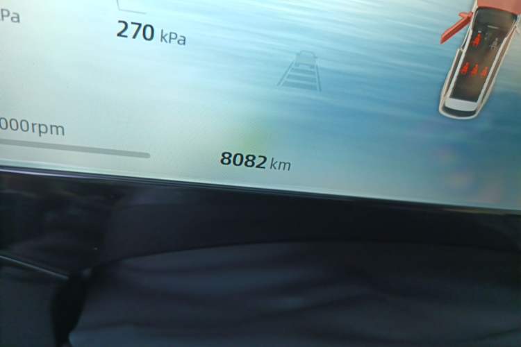 Used Geely Auto Monjaro L 2024 2.0TD DCT EVO Two-Wheel Drive Long-Range Version Odometer Close Up