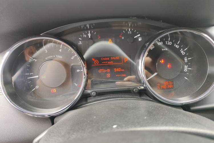 Used Peugeot 3008 2016 2.0L Automatic Trend Edition Odometer Close Up