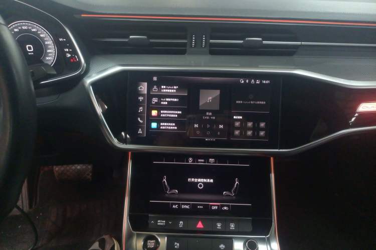Used Audi A6L 2021 40 TFSI Luxury Dynamic Edition Audio And AC Panel