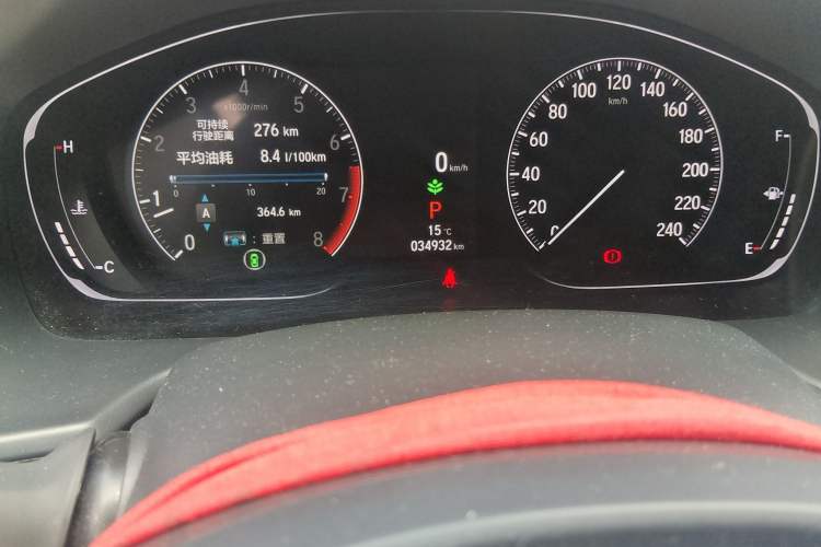 Used Honda Accord 2022 260TURBO Phantom Night · Prestige Edition Odometer Close Up