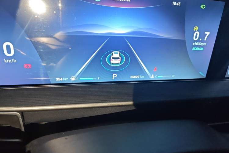 Used Chery Tiggo 8 2023 Kunpeng Edition 290TGDI Automatic Excellence Model Odometer Close Up