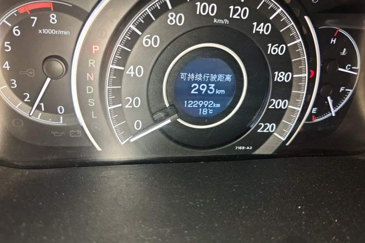 Used Honda CR-V 2016 2.0L two-wheel drive Urban Edition Odometer Close Up