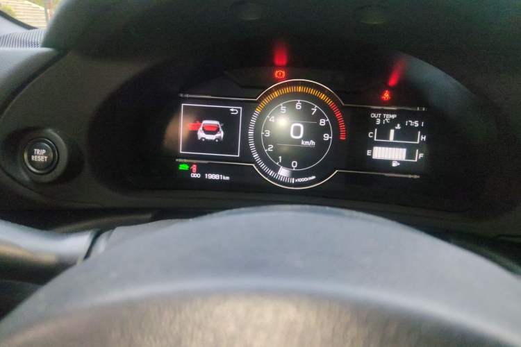 Used Subaru BRZ 2022 2.4L Manual Version Odometer Close Up