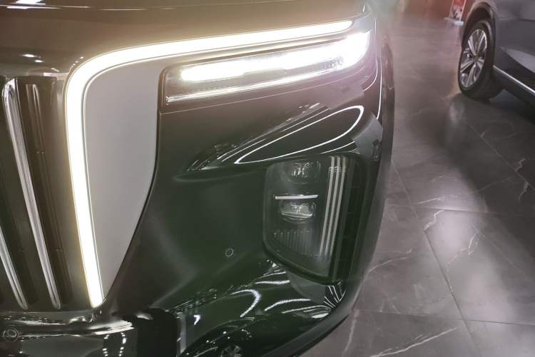 Used Hongqi E-HS9 2021 460 km Range Flagship Edition Six-Seater Left Front Headlight