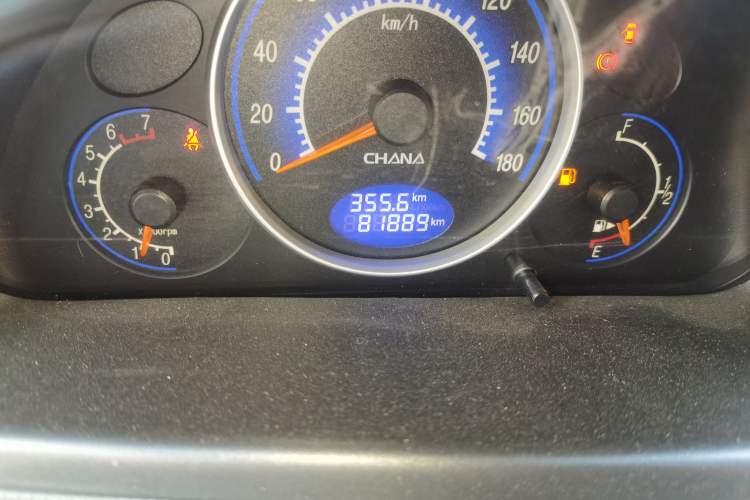 Used CHANGAN Benni mini 2010 1.0L Limited Edition Manual Transmission Odometer Close Up