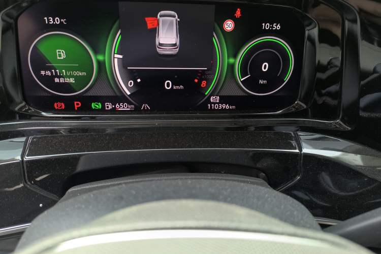 Used Volkswagen Talagon 2022 380TSI Four-Wheel Drive Luxury "Jiajing" Edition Pro 6 Seats Odometer Close Up