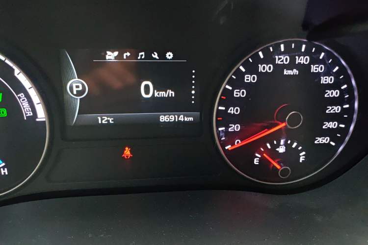 Used Kia K5 New Energy 2018 2.0L Smart Enjoyment Version Odometer Close Up