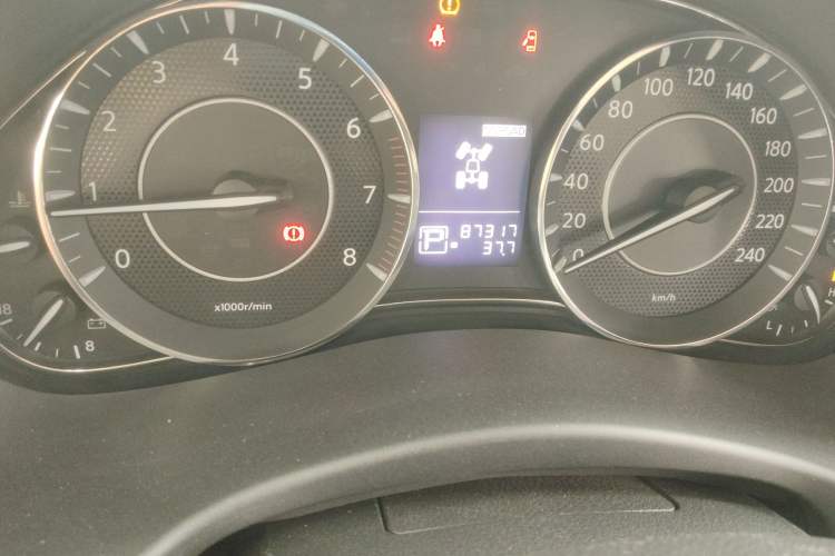 Used Nissan Patrol  Odometer Close Up