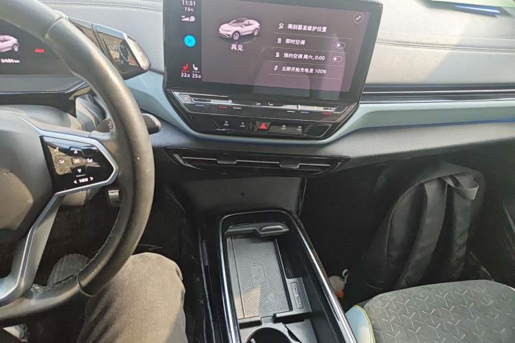 Used Volkswagen ID.4 X 2021 Pro Smart Long-Range Edition Audio And AC Panel