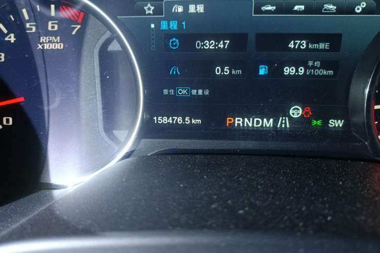 Used Ford F-150 Raptor 2018 3.5T Raptor Performance Enhanced Edition Odometer Close Up