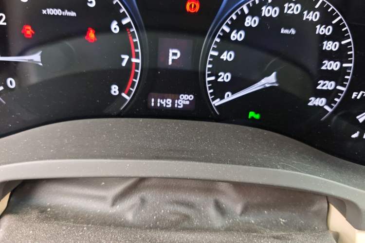 Used Lexus RX Classic 2013 270 Elite Edition Odometer Close Up