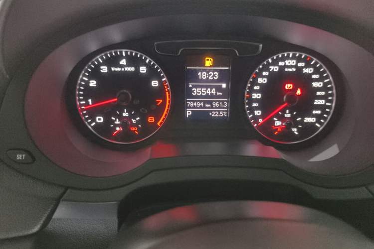 Used Audi Q3 2018 30th Anniversary Edition 35 TFSI Sport Model Odometer Close Up