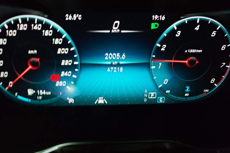 Used Mercedes-Benz GLC 2020 Facelift GLC 300 L 4MATIC Dynamic Edition Odometer Close Up