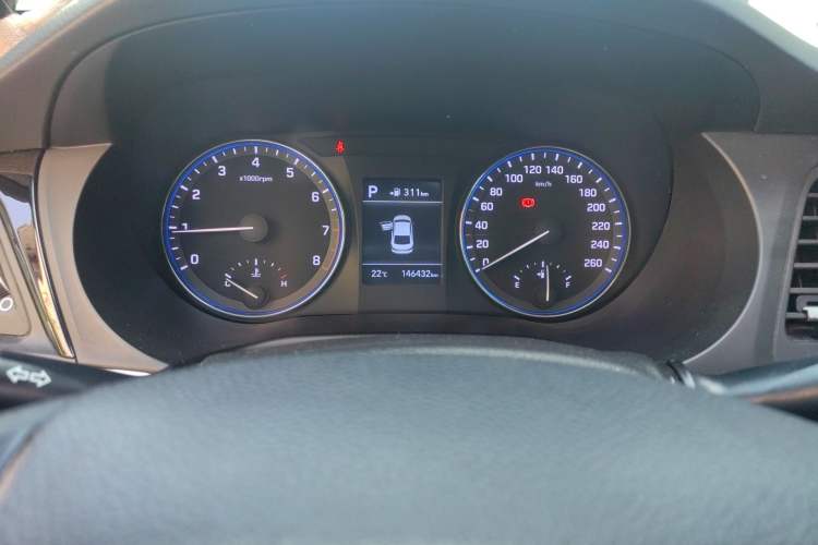 Used Hyundai Mistra 2017 1.6T Automatic Smart GLS China V Standard Odometer Close Up