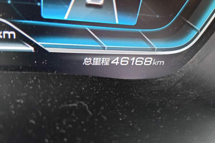 Used BYD Song PLUS New Energy 2021 DM-i 110KM Flagship PLUS Odometer Close Up