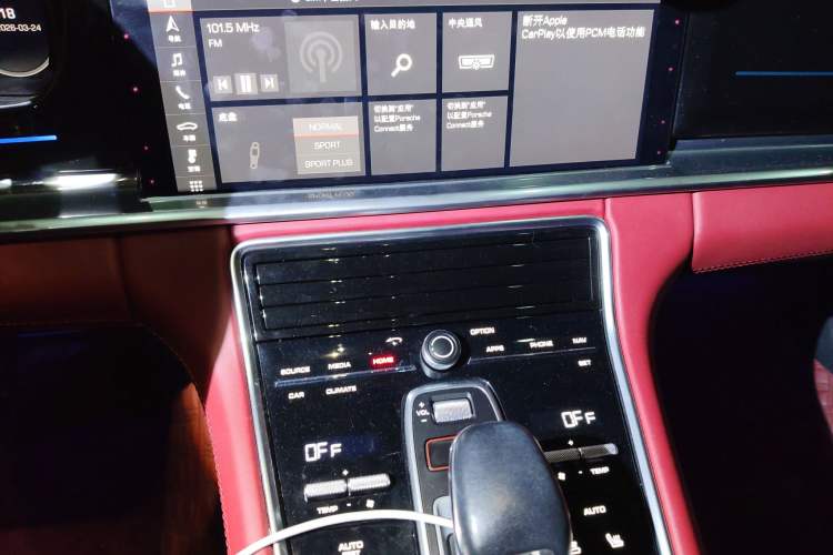 Used Porsche Panamera 2017 Panamera 3.0T Audio And AC Panel