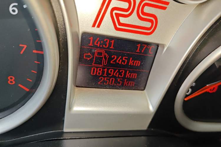 Used Ford Focus 2013 Hatchback Classic 1.8L Manual Base Model Odometer Close Up