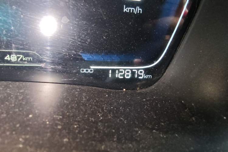 Used BYD Song PLUS New Energy 2021 DM-i 110KM Flagship Model Odometer Close Up