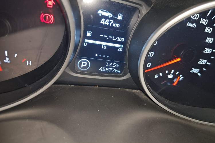 Used Kia Sportage R 2016 2.0L Automatic Two-Wheel Drive GL Odometer Close Up