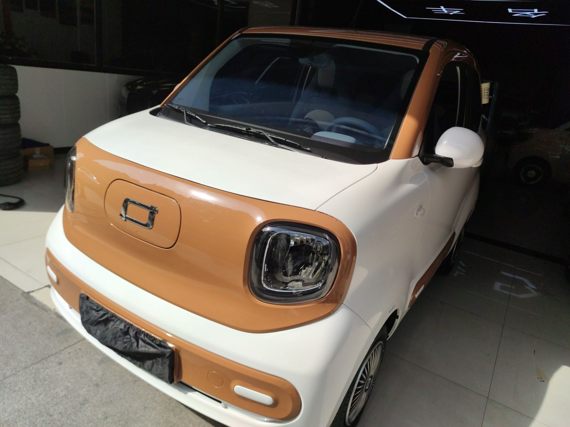 تحت مقدمة السيارة