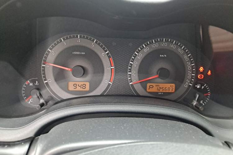 Used Toyota Corolla 2013 Special Edition 1.6L Automatic Cool GL Model Instrument Cluster