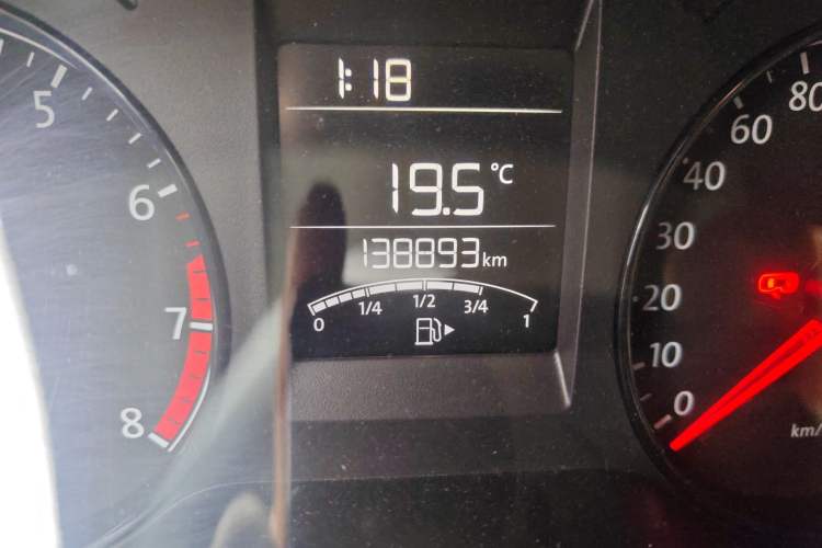 Used Volkswagen Polo 2014 1.4L Manual Fashion Edition Odometer Close Up