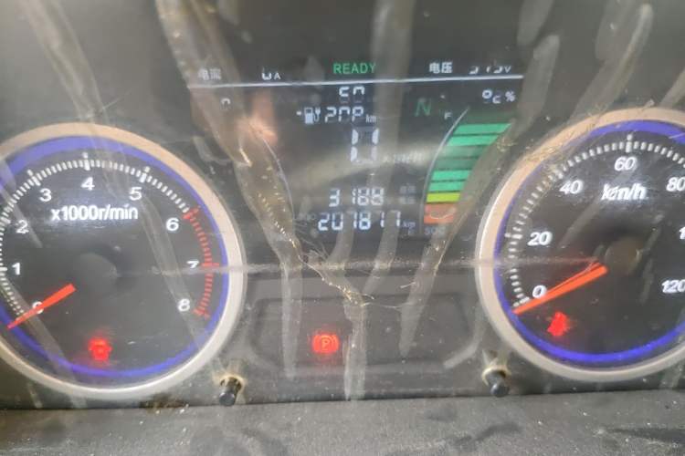 Used Ruichi EC35 2021 EC35 II Standard Edition 38.7 kWh Odometer Close Up