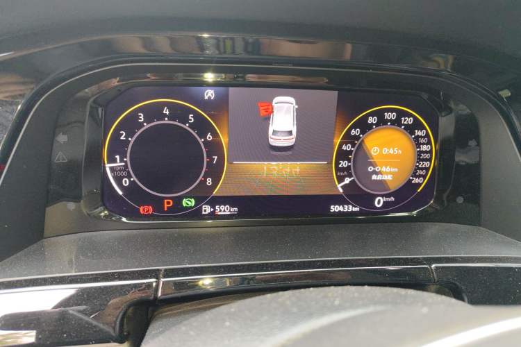 Used Volkswagen Teramont 2021 330TSI Two-Wheel-Drive Prestige Luxury Edition Odometer Close Up