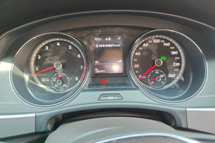 Used Volkswagen Teramont 2017 380TSI Four-Wheel Drive Luxury Edition Odometer Close Up