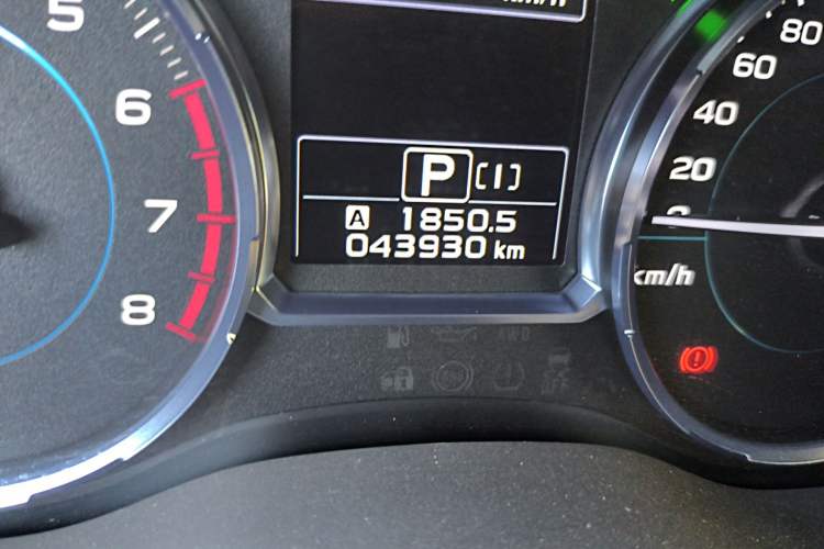 Used Subaru Forester 2016 2.5i Prestige Navigation Edition Odometer Close Up