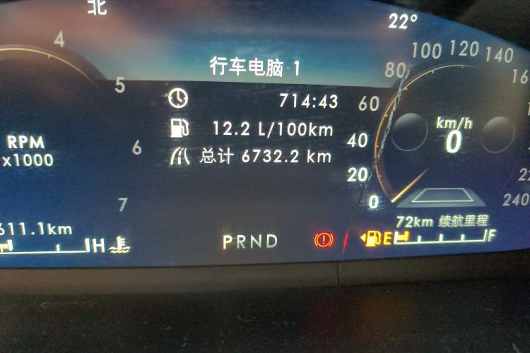 Used Lincoln Aviator 2020 3.0T V6 Four-Wheel Drive Premium Edition Odometer Close Up