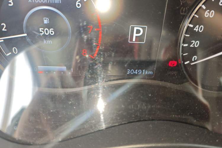 Used Nissan Kicks 2022 1.5L CVT XV Luxury Edition Odometer Close Up