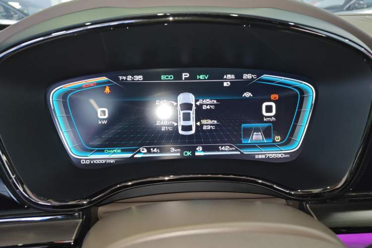 Used BYD Han 2020 DM Four-Wheel Drive Performance Edition Prestige Model Instrument Cluster