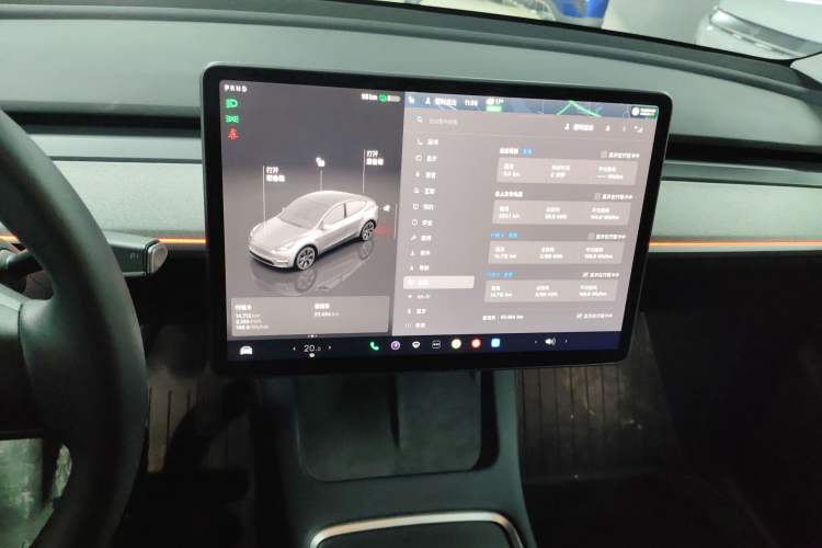 Used Tesla Model Y 2024 Rear-Wheel-Drive Version Audio And AC Panel