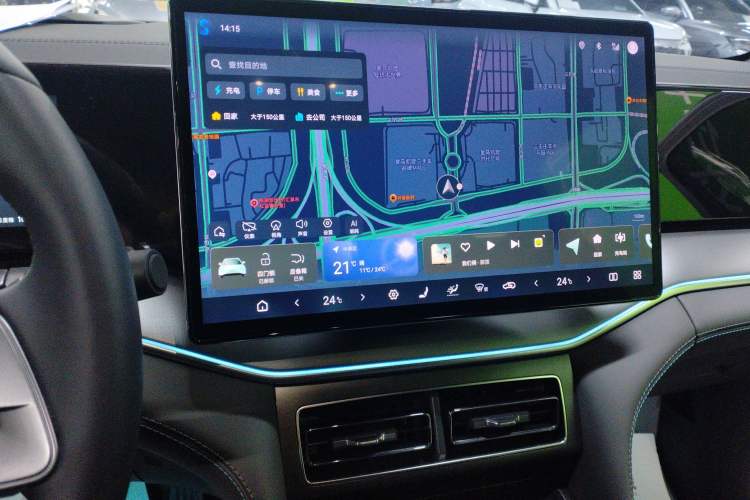 Used BYD Song L DM-i 2025 Intelligent Driving Version 160 km Beyond-Range Type Audio And AC Panel