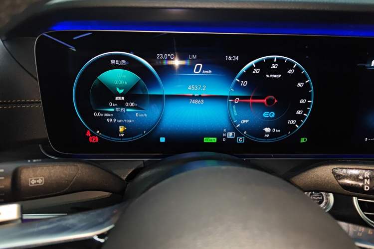 Used Mercedes-Benz E-Class New Energy 2022 Restyled E 350 e L Plug-in Hybrid Sports Sedan Instrument Cluster