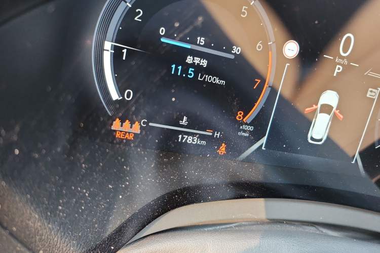 Used Lexus RX 2025 300 Four-Wheel Drive Junxiang Edition Odometer Close Up