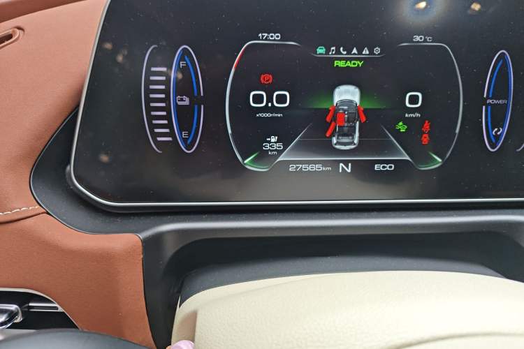 Used ORA Good Cat 2022 Morandi Edition 400km Standard Range Luxury Version Lithium-Ion Battery Odometer Close Up