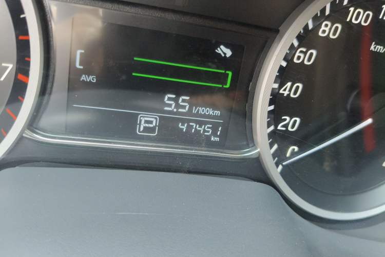 Used Nissan Sylphy 2021 Classic 1.6XE CVT Comfort Edition Odometer Close Up