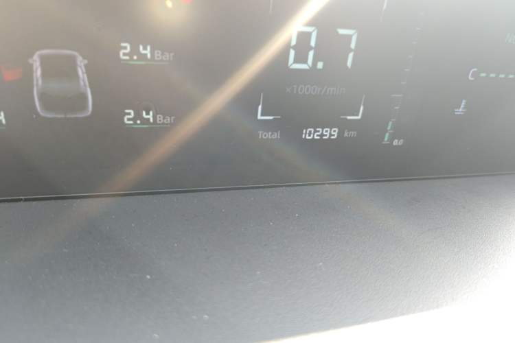 Used CHANGAN Eado 2024 1.5T GDI Automatic Prestige Edition Odometer Close Up