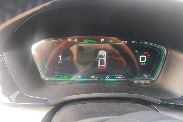 Used BYD Song PLUS New Energy 2021 DM-i 51KM Prestige Model Instrument Cluster