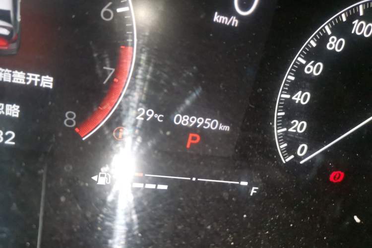 Used Honda Civic 2022 180TURBO CVT Shangdong Edition Odometer Close Up