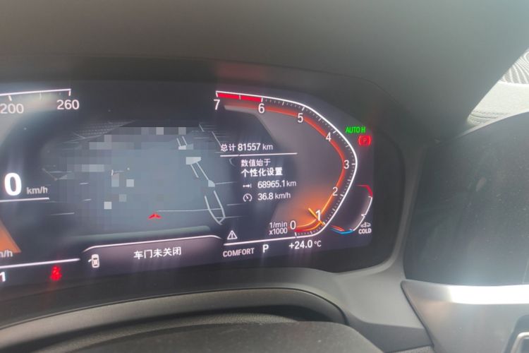 Used BMW 3 Series 2020 Facelifted 325Li M Sport Night Edition Package Odometer Close Up