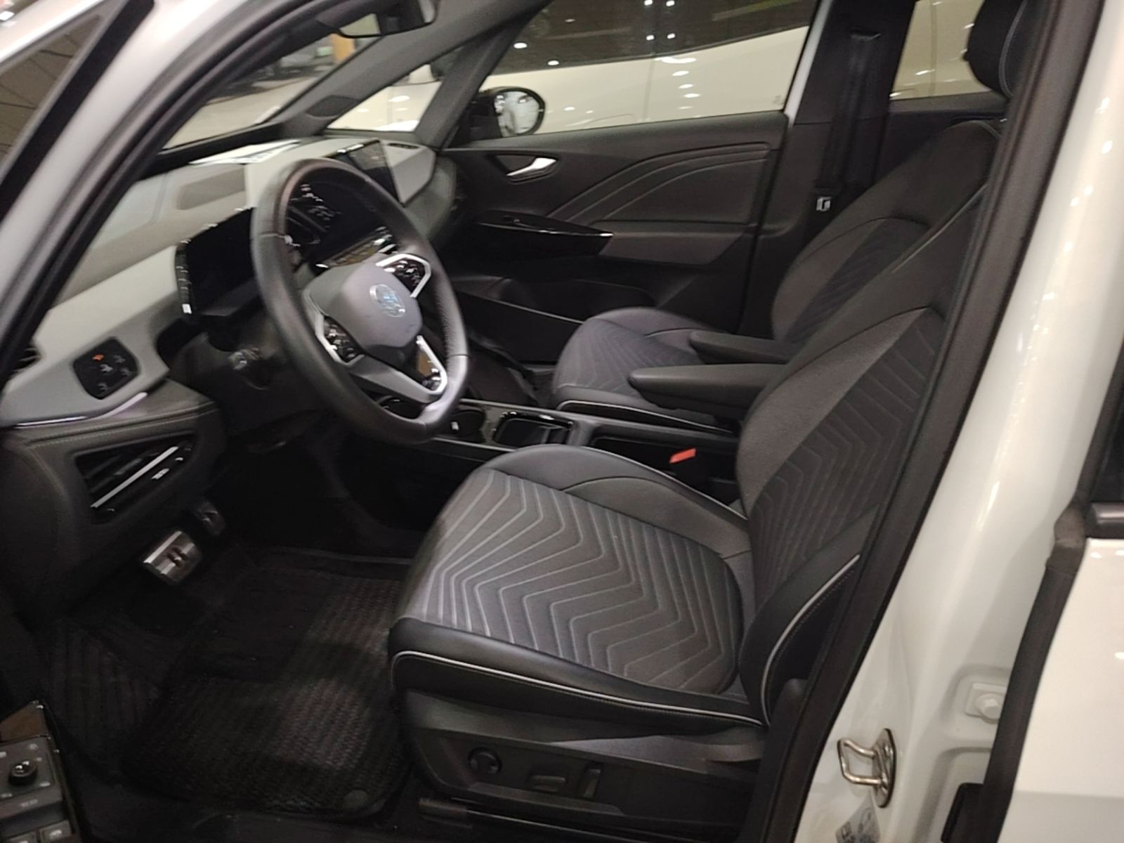 Vordere Reihe im Auto